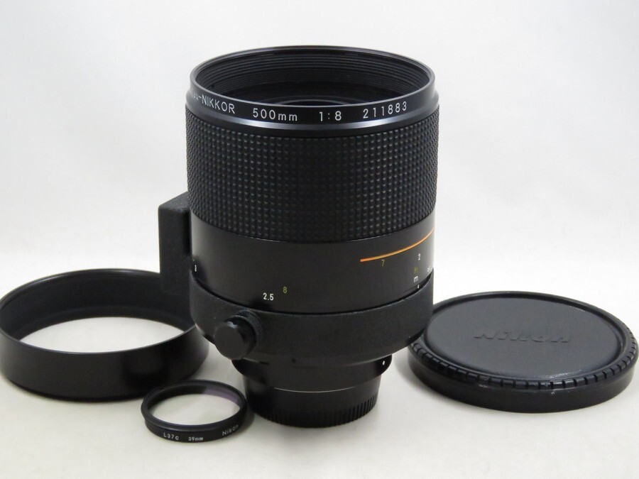[23672Z4]★新品級★NIKON Reflex-NIKKOR 500mm F8 New フィルター付き