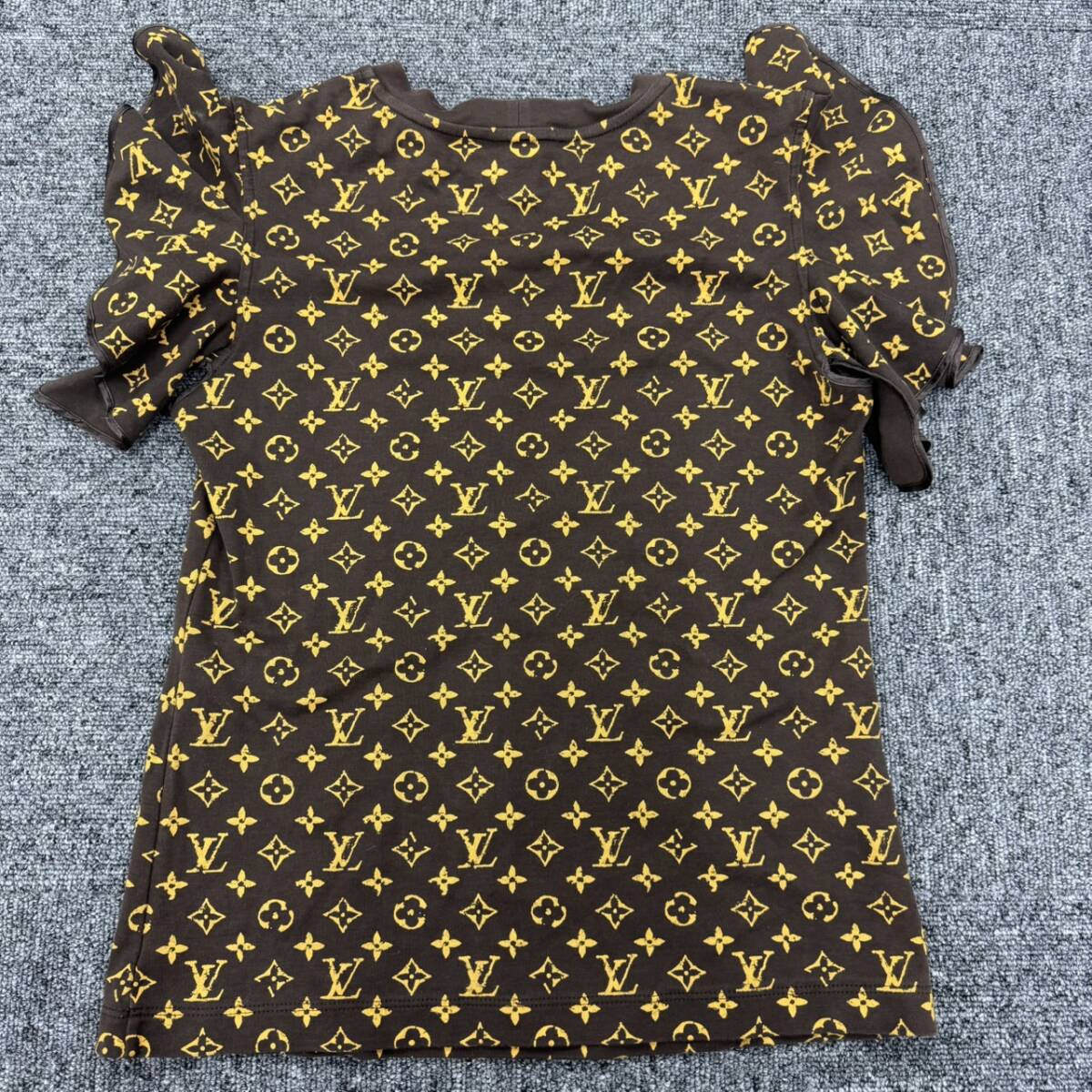 Louis Vuitton　モノグラム プリント フラウンス 半袖 Tシャツ FJTS17YCX　H0010