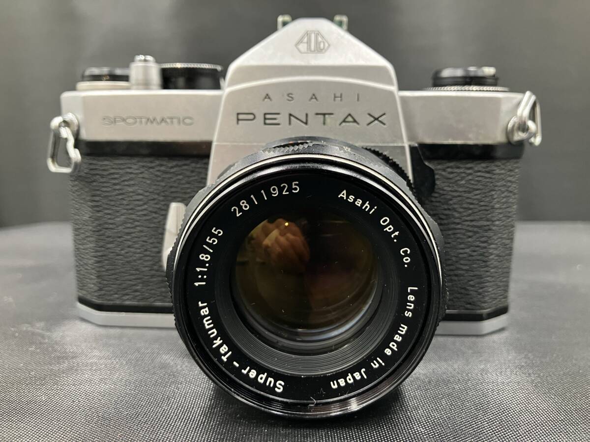 ASAHI PENTAX SPOTMATIC アサヒ ペンタックス SP フィルムカメラ 一眼レフカメラ Super-Takumar 1:1.8/55