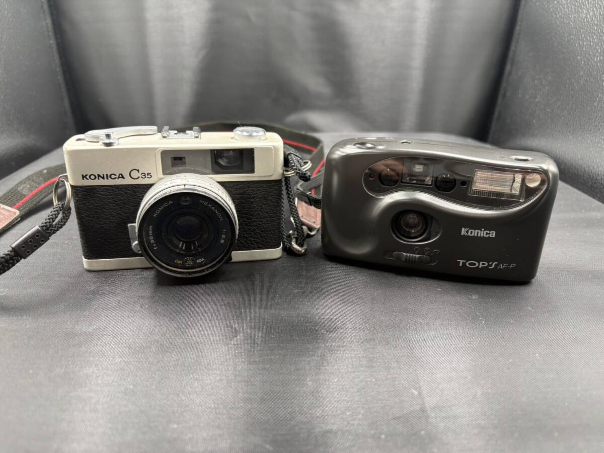 コニカ Konica C35 / Konica TOP’S AF-P フィルムカメラ 2点まとめ売りセット　H0017