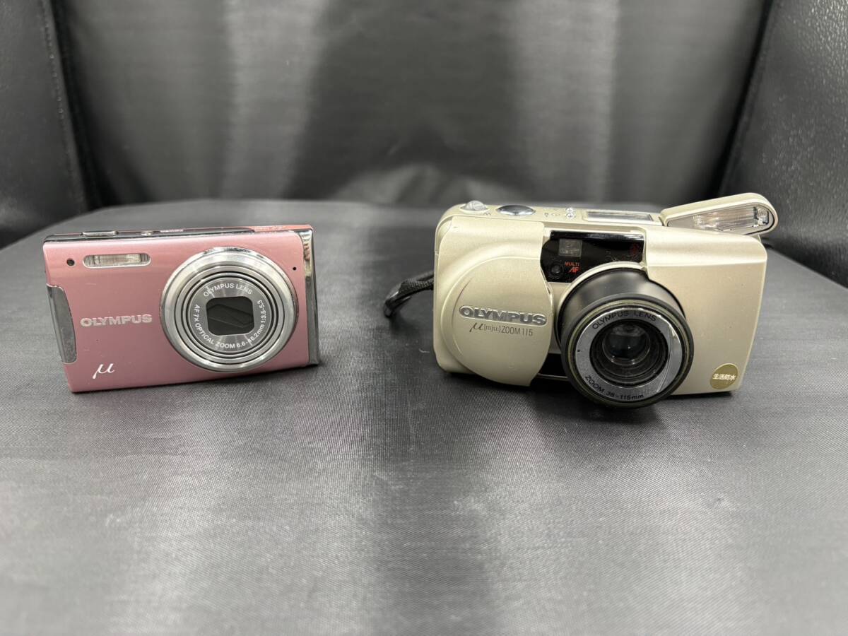 OLYMPUS μ 1060 デジタルカメラ μ ZOOM 115 フィルムカメラ 2点セット T0020