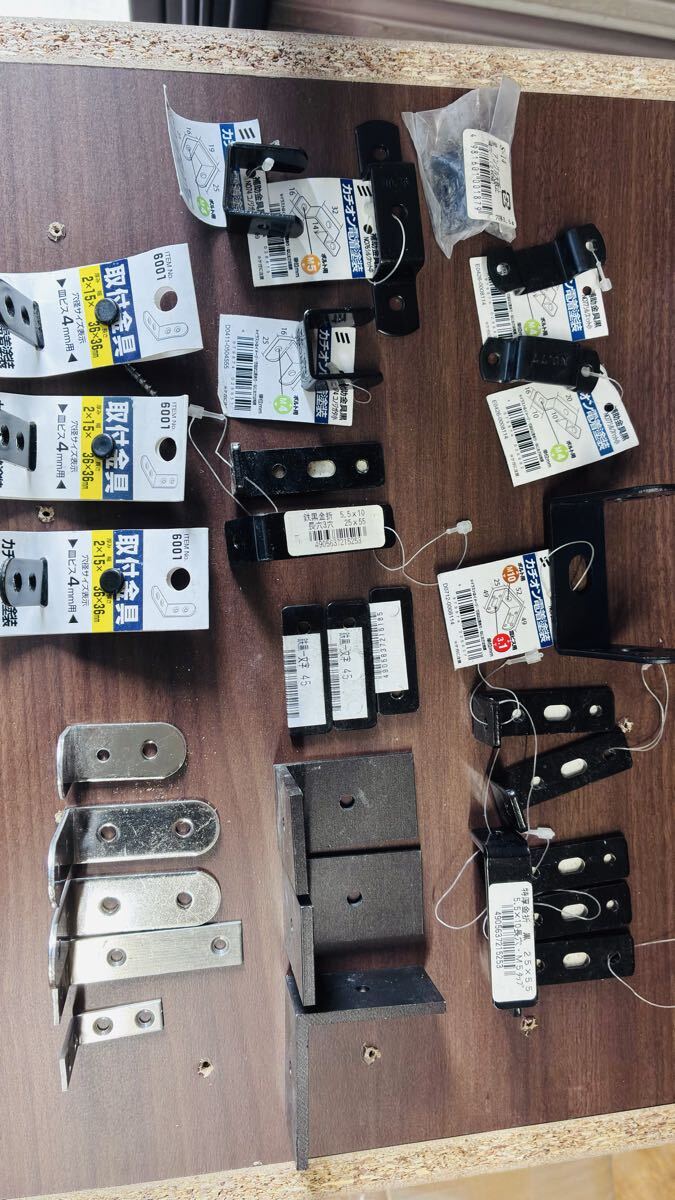 L字金具 DIY用品　ステンレス 金具　カチオン電着塗装　平板金物　家具固定　固定金物　耐震金物　補強金物　家具転倒防止