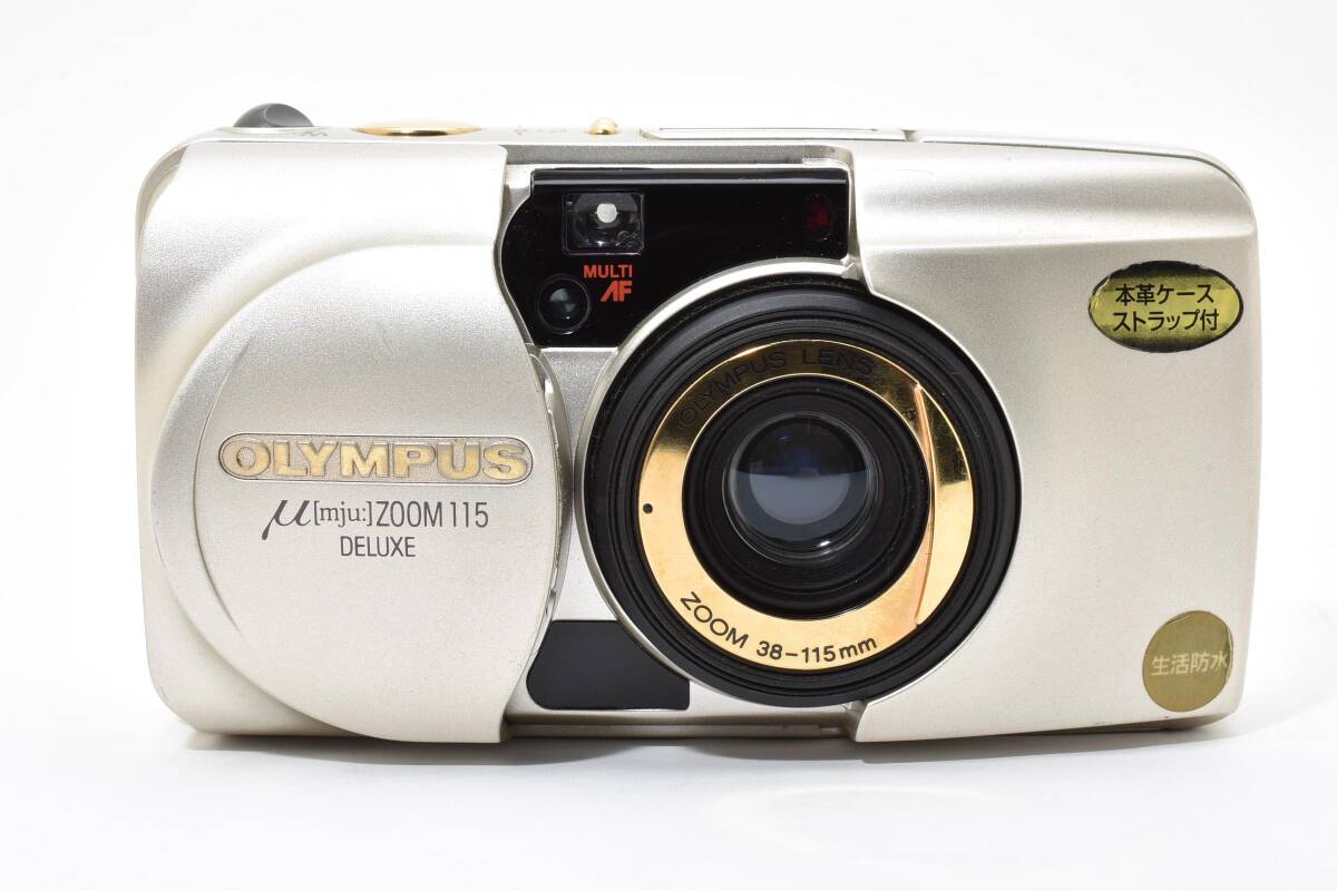 ★オリンパス OLYMPUS μ ZOOM 115 DELUXE コンパクトフィルムカメラ★　#U0554 #102260