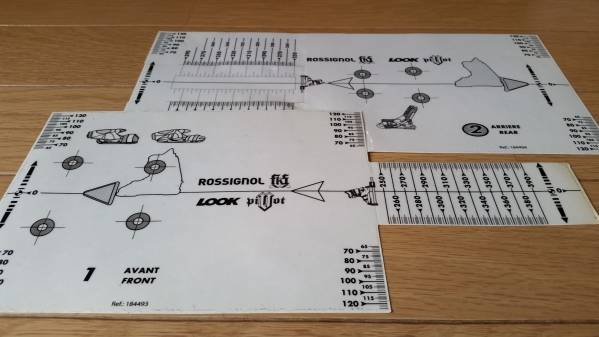 LOOK Pivot / ROSSIGNOL FKS　 ターンテーブル用 簡易ゲージのコピー