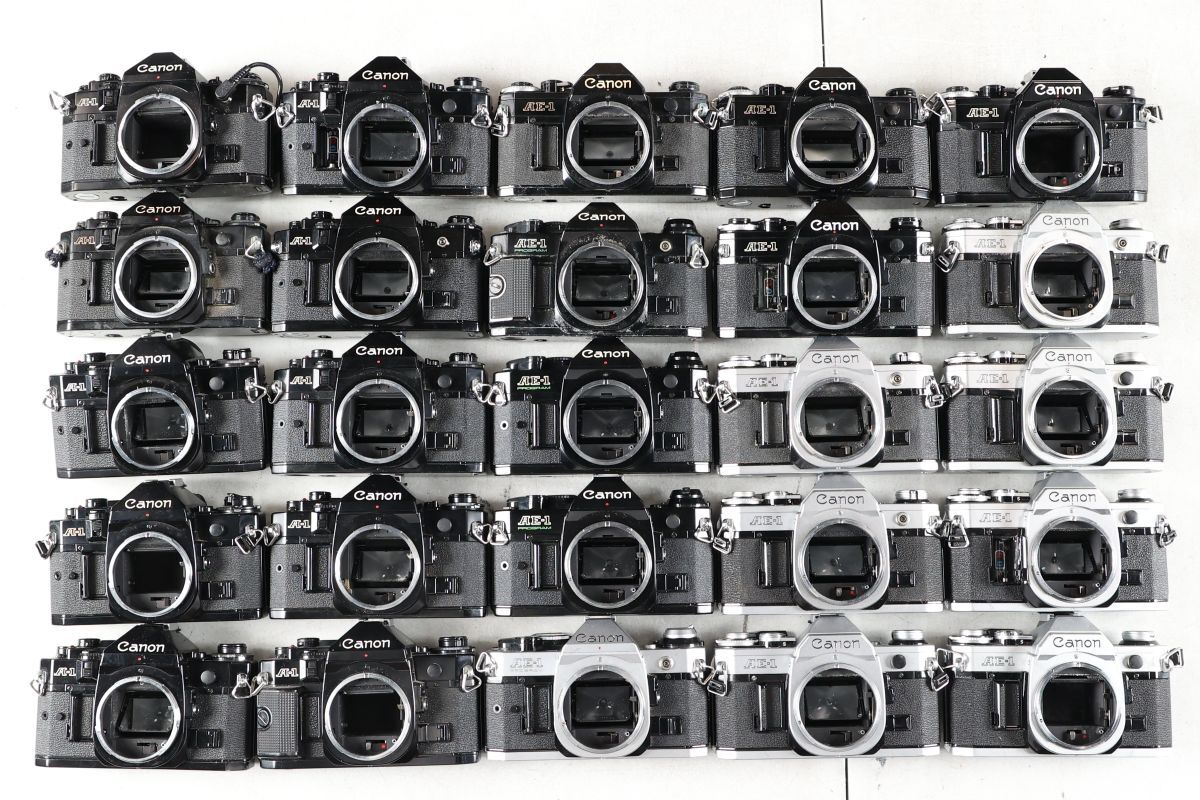 1503 25点まとめ Canon キヤノン AE-1 A-1 AE-1P PROGRAM 他 MF一眼レフカメラ まとめ まとめて 大量セット 送料1500円