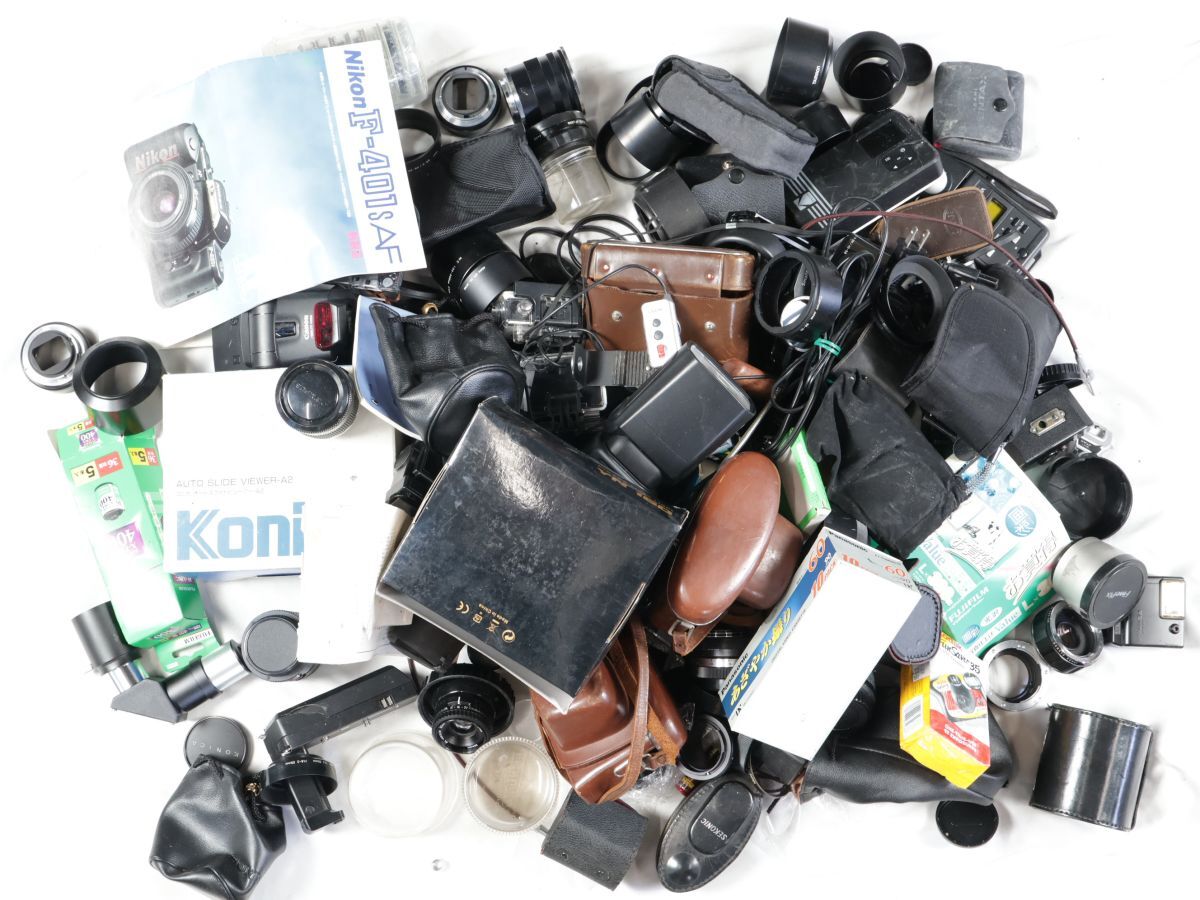 1547 Canon Nikon PENTAX MINOLTA OLYMPUS 他 キャップ フード ストロボ 等 カメラアクセサリー まとめ まとめて 大量セット 送料1500円