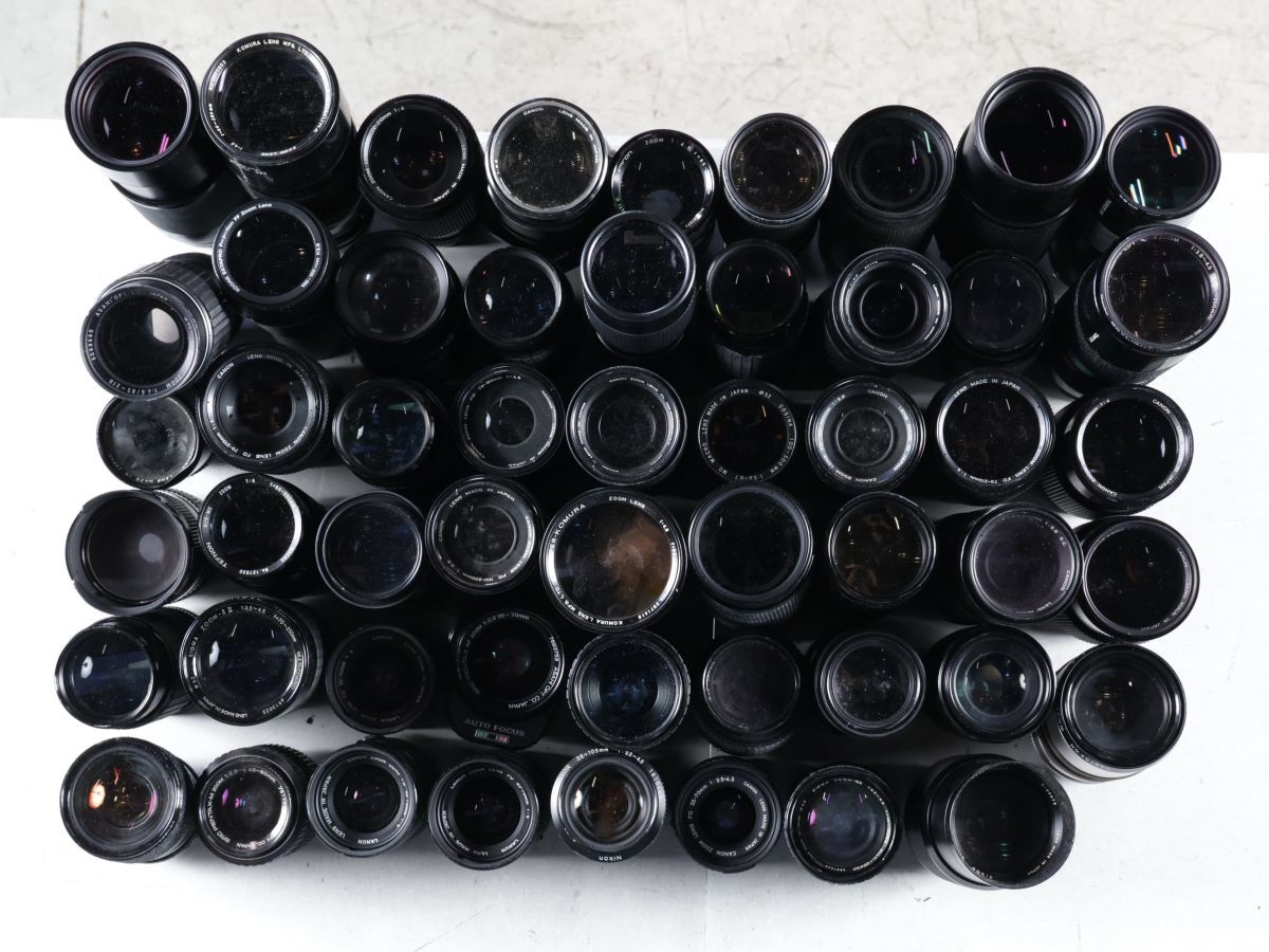 1546 Canon Nikon PENTAX MINOLTA OLYMPUS 他 MFズームレンズ まとめ まとめて 大量セット 2個口 送料3000円