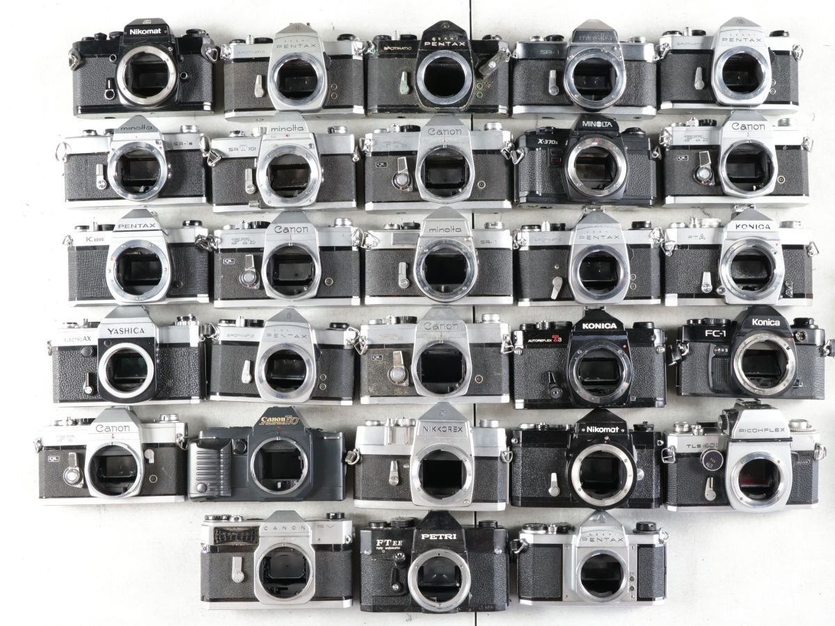1542 28点まとめ Canon Nikon MINOLTA PENTAX 他 MF一眼レフカメラ まとめ まとめて 大量セット 送料1500円