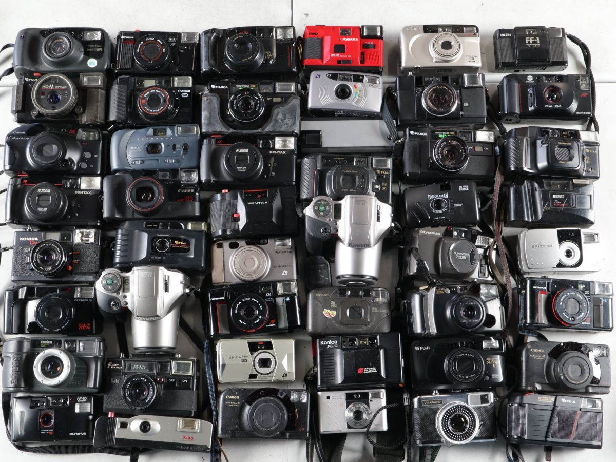 1535 Canon Nikon PENTAX MINOLTA KYOCERA 他 コンパクトカメラ まとめ まとめて 大量セット 送料1500円