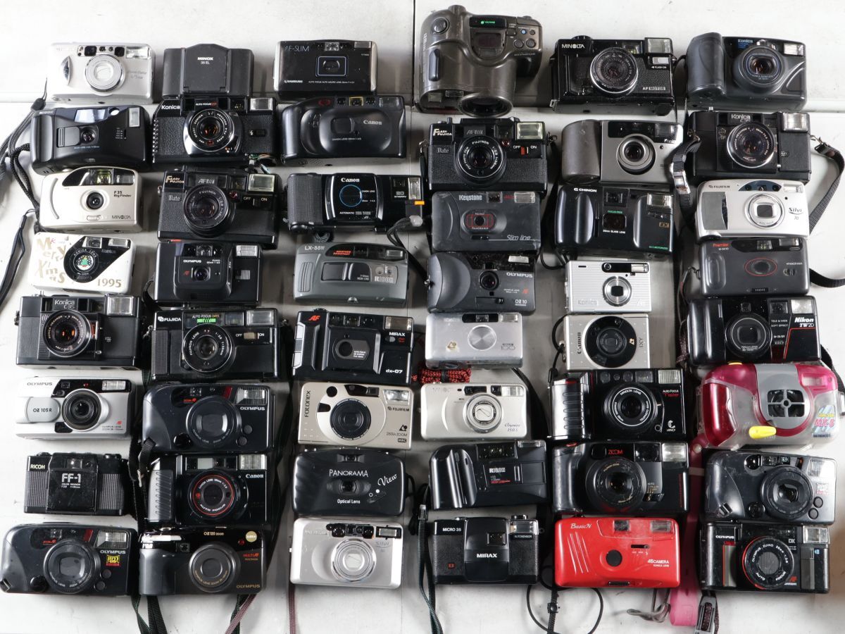 1532 Canon Nikon PENTAX MINOLTA KYOCERA 他 コンパクトカメラ まとめ まとめて 大量セット 送料1500円