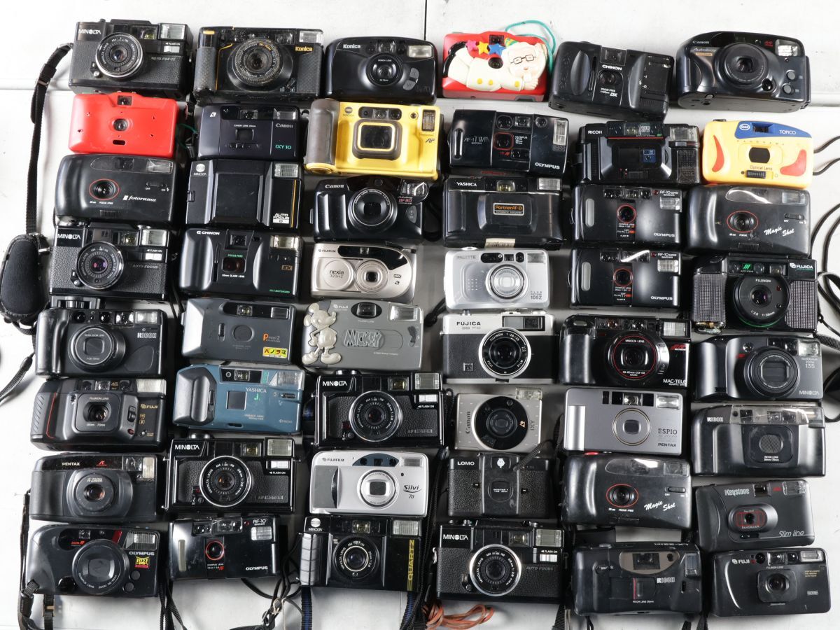 1530 Canon Nikon PENTAX MINOLTA KYOCERA 他 コンパクトカメラ まとめ まとめて 大量セット 送料1500円