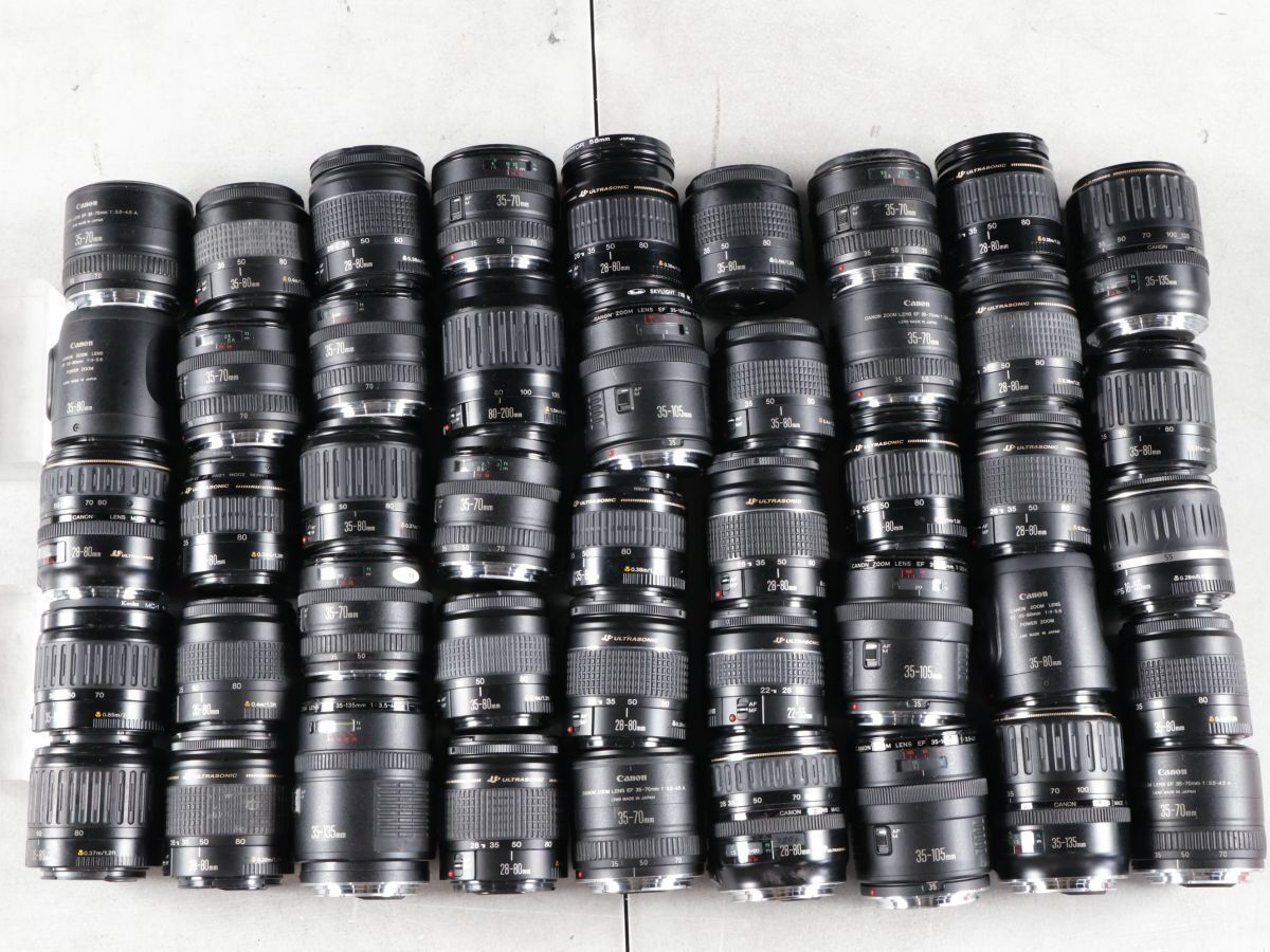 1528 45点まとめ Canon キヤノン EF 28-80mm 35-70mm USM ウルトラソニック 他 AFズームレンズ まとめ まとめて 大量セット 送料1500円