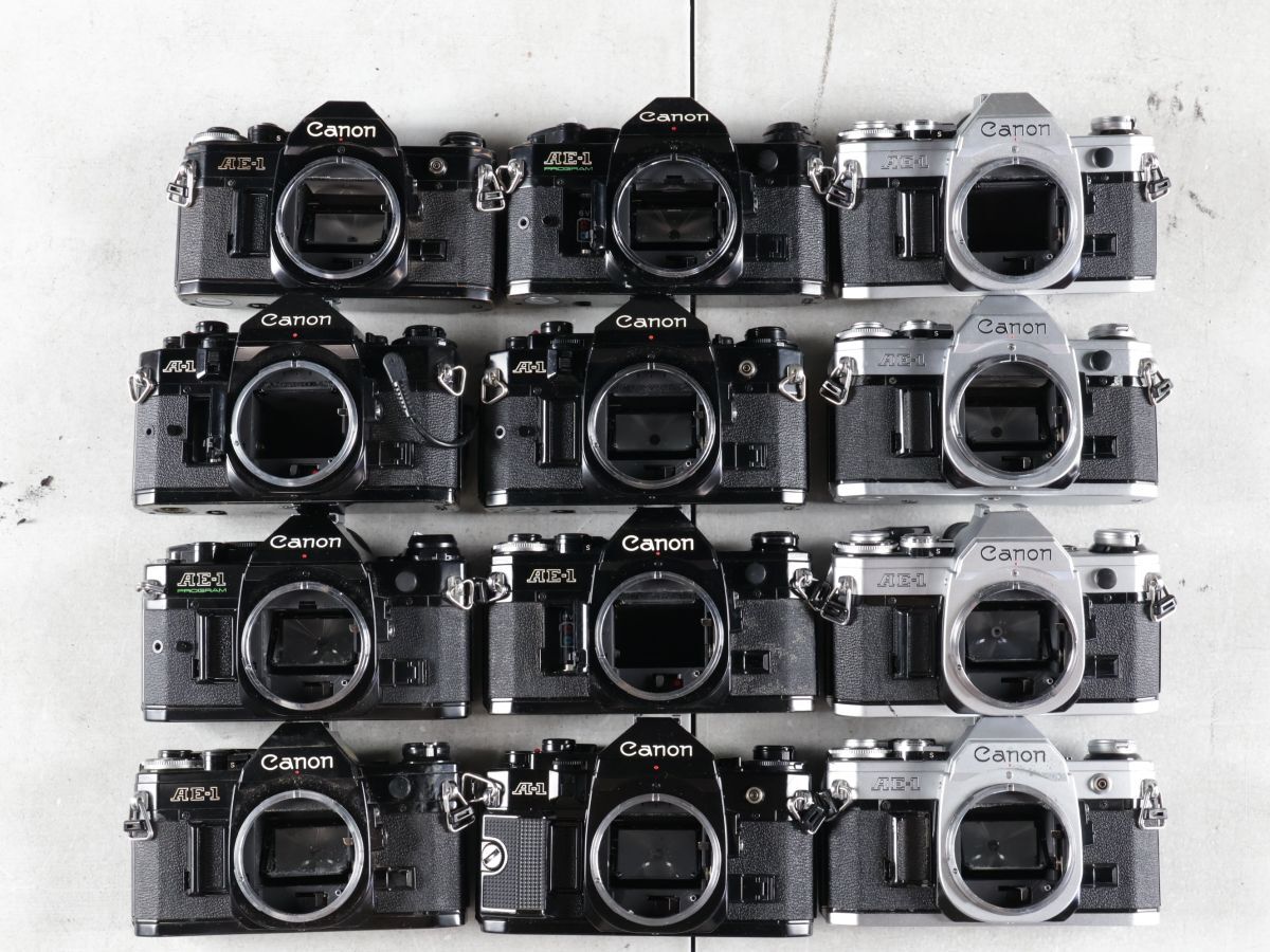 1526 12点まとめ Canon キヤノン AE-1 A-1 AE-1P 他 MF一眼レフカメラ まとめ まとめて 大量セット送料1500円