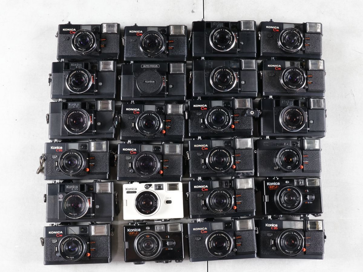 1522 24点まとめ KONICA コニカ C35 EF AF 他 コンパクトカメラ まとめ まとめて 大量セット 送料1500円
