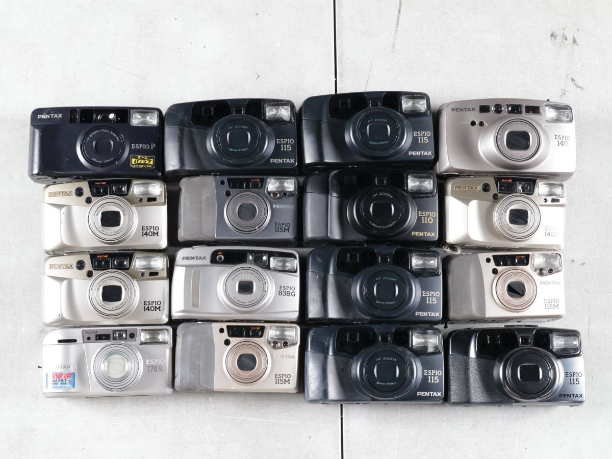 1518 16点まとめ PENTAX ペンタックス ESPIO エスピオ 110 140 160 他 コンパクトカメラ まとめ まとめて 大量セット 送料1500円
