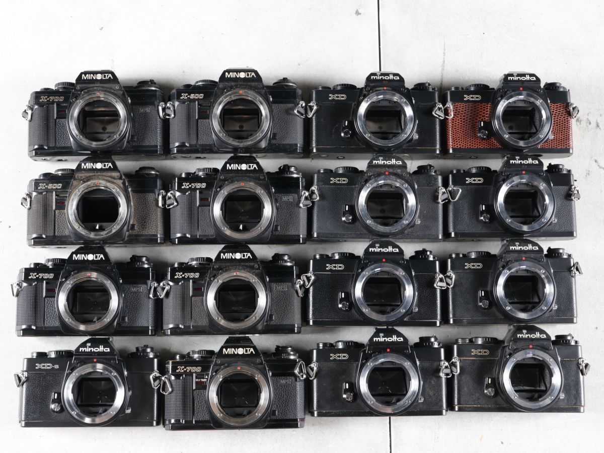 1516 16点まとめ MINOLTA ミノルタ X-700 X-500 XD XD-S 他 MF一眼レフカメラ まとめ まとめて 大量セット 送料1500円
