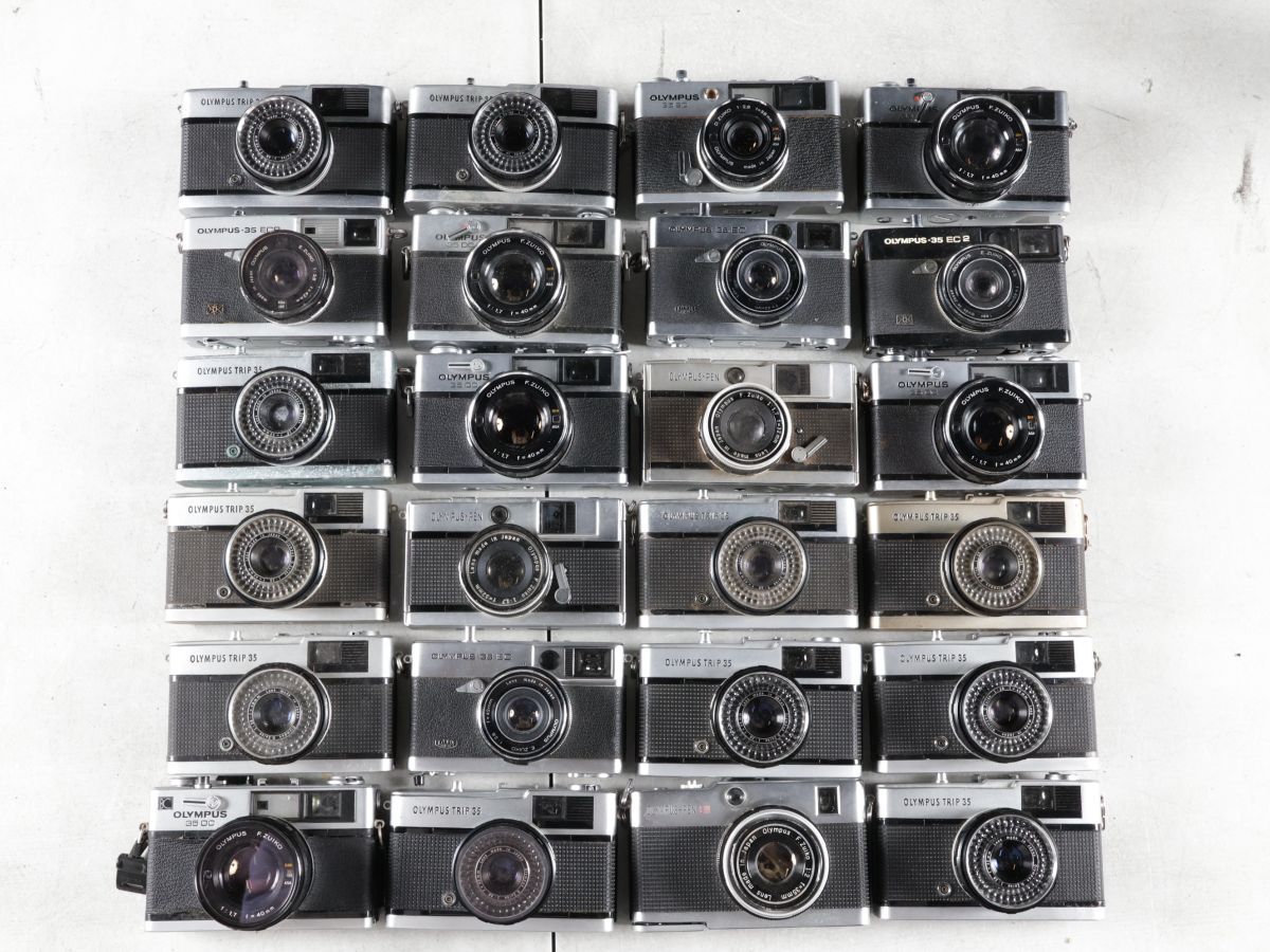 1514 24点まとめ OLYMPUS オリンパス TRIP35 35DC EC 他 コンパクトカメラ まとめ まとめて 大量セット 送料1500円