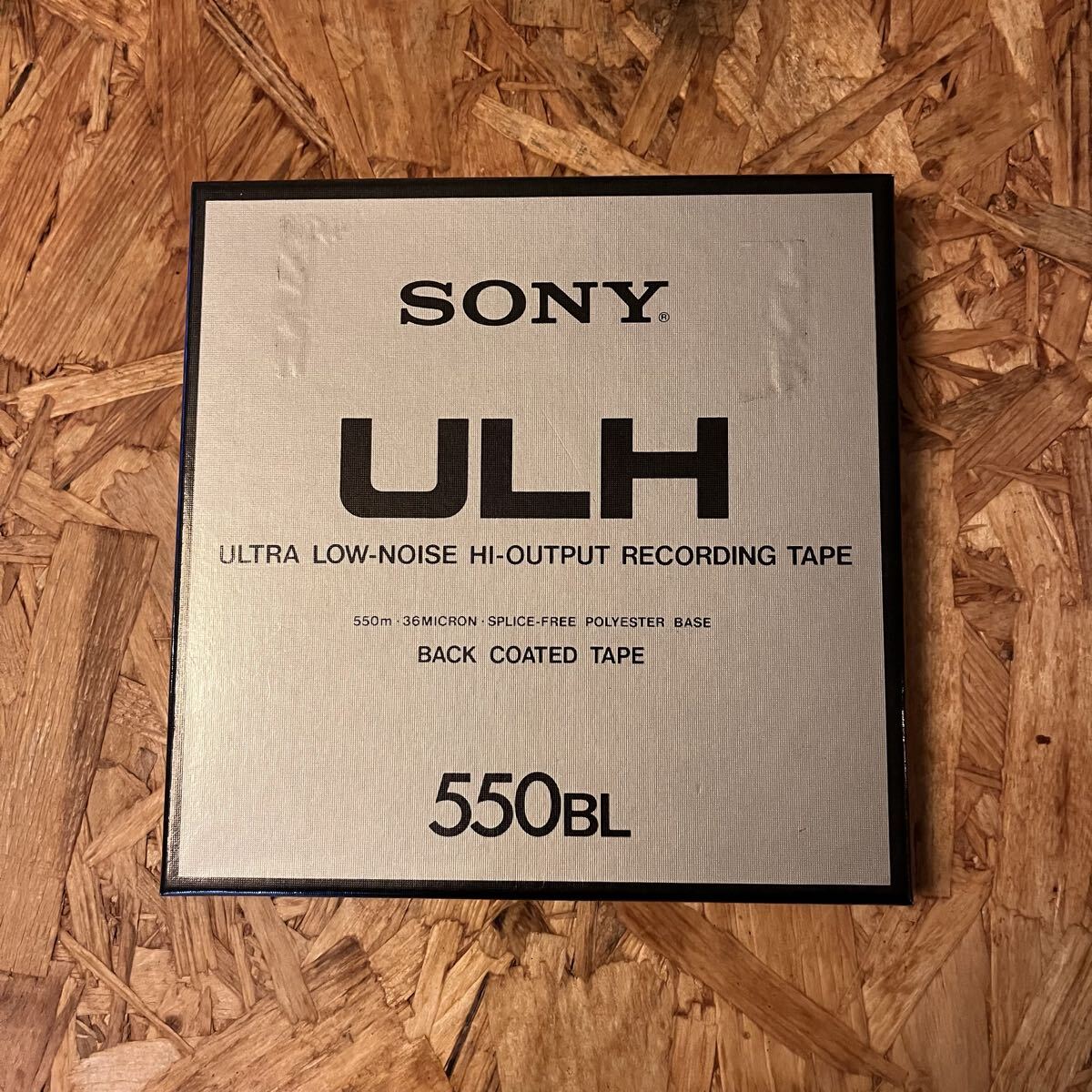 26412 ① 希少 SONY 550BL ULH ソニー オープンリールテープ 当時物