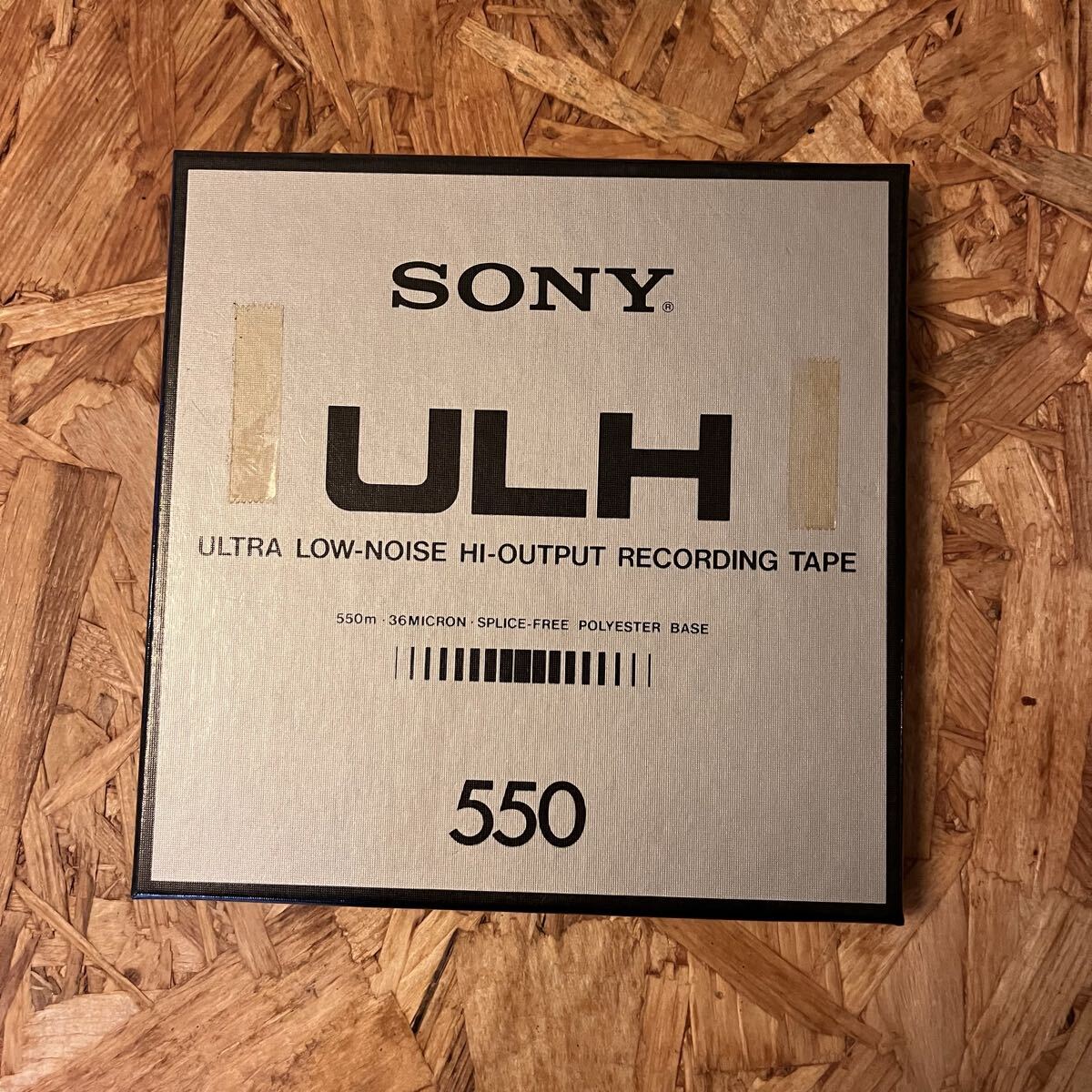 26412 ② 希少 SONY 550 ULH ソニー オープンリールテープ 当時物