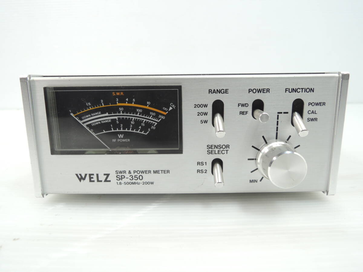 △WELZ SP-350 / SWR&POWER METER 1.8-500MHz 200W 現状/管理1350A12-LM0126