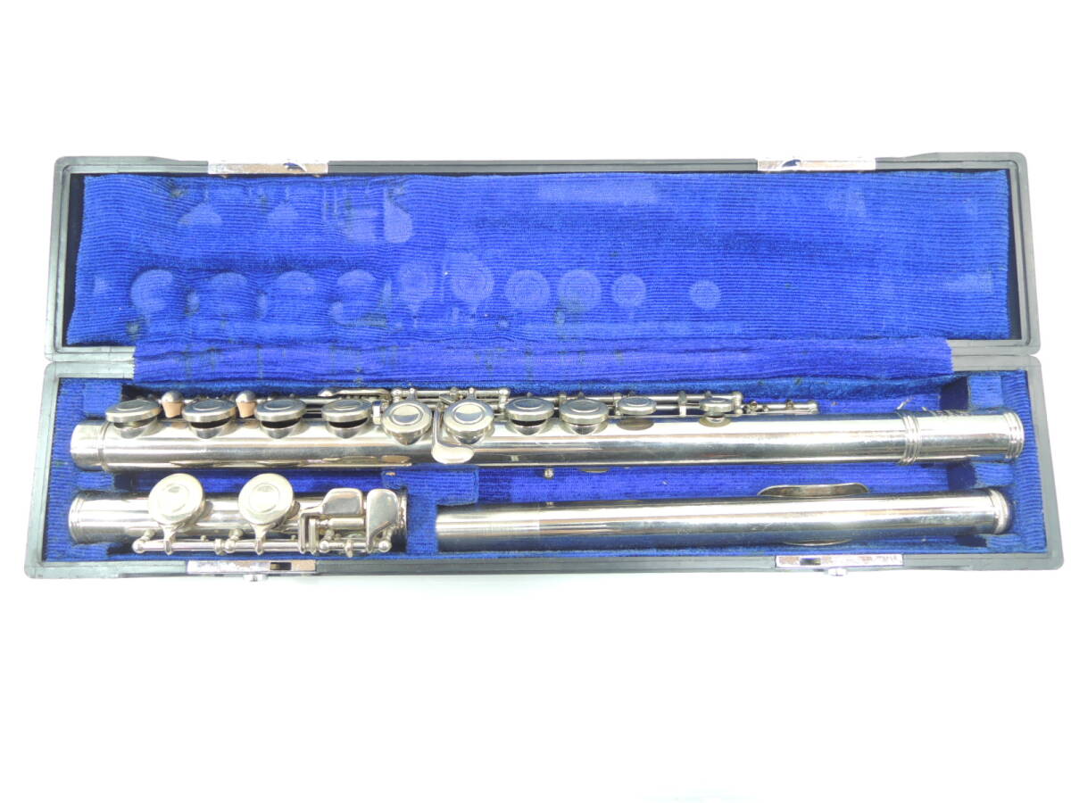 △フルート YAMAHA ヤマハ 管楽器 吹奏楽器 flute ハードケース付　YFL-23　現状/管理1654A11-LM0126