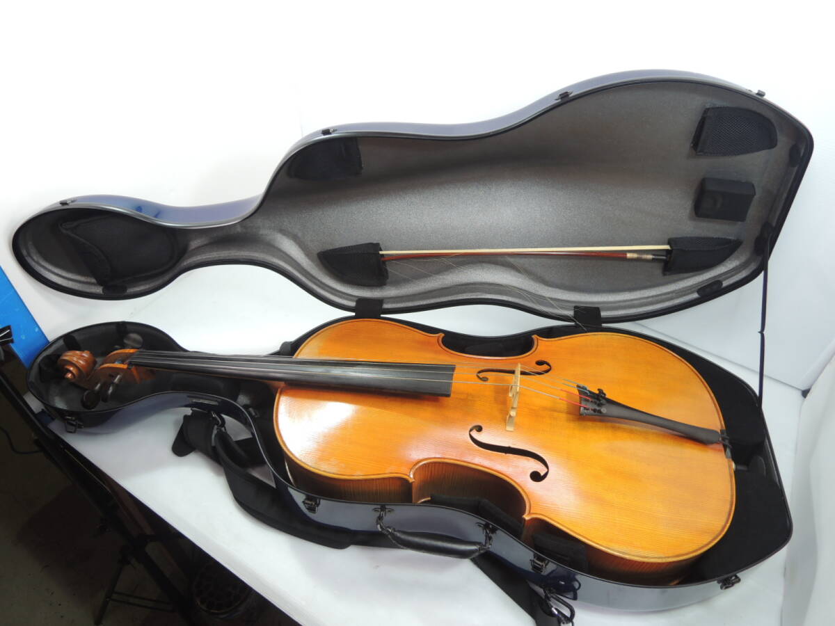 △引取可能商品　チェロ germania BERLIN antik 2015 Cello GEWA Adort Germany ケース付き 現状/管理2404A10-LM0126