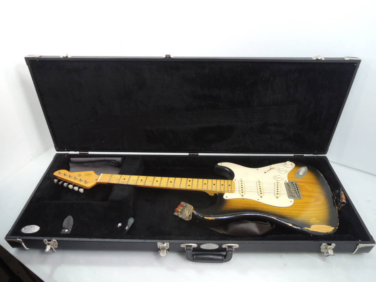 △引取可能商品　エレキギター LSL INSTRUMENTS 楽器 コレクション ケース、スタンド付き 現状/管理2412A10-LM0126