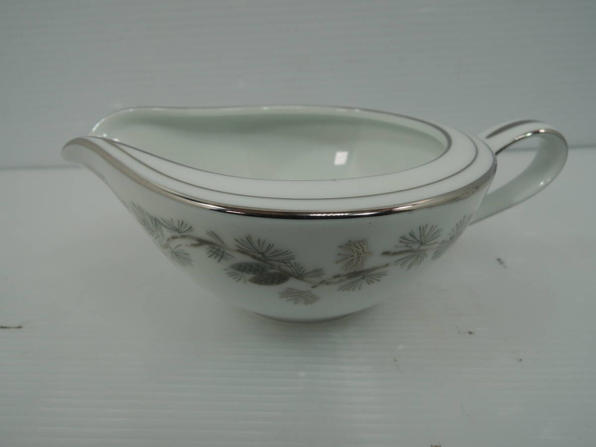 △Noritake China PINETTA 5689 クリーマー ブランド食器 茶器 現状/管理1912A12-LM0126