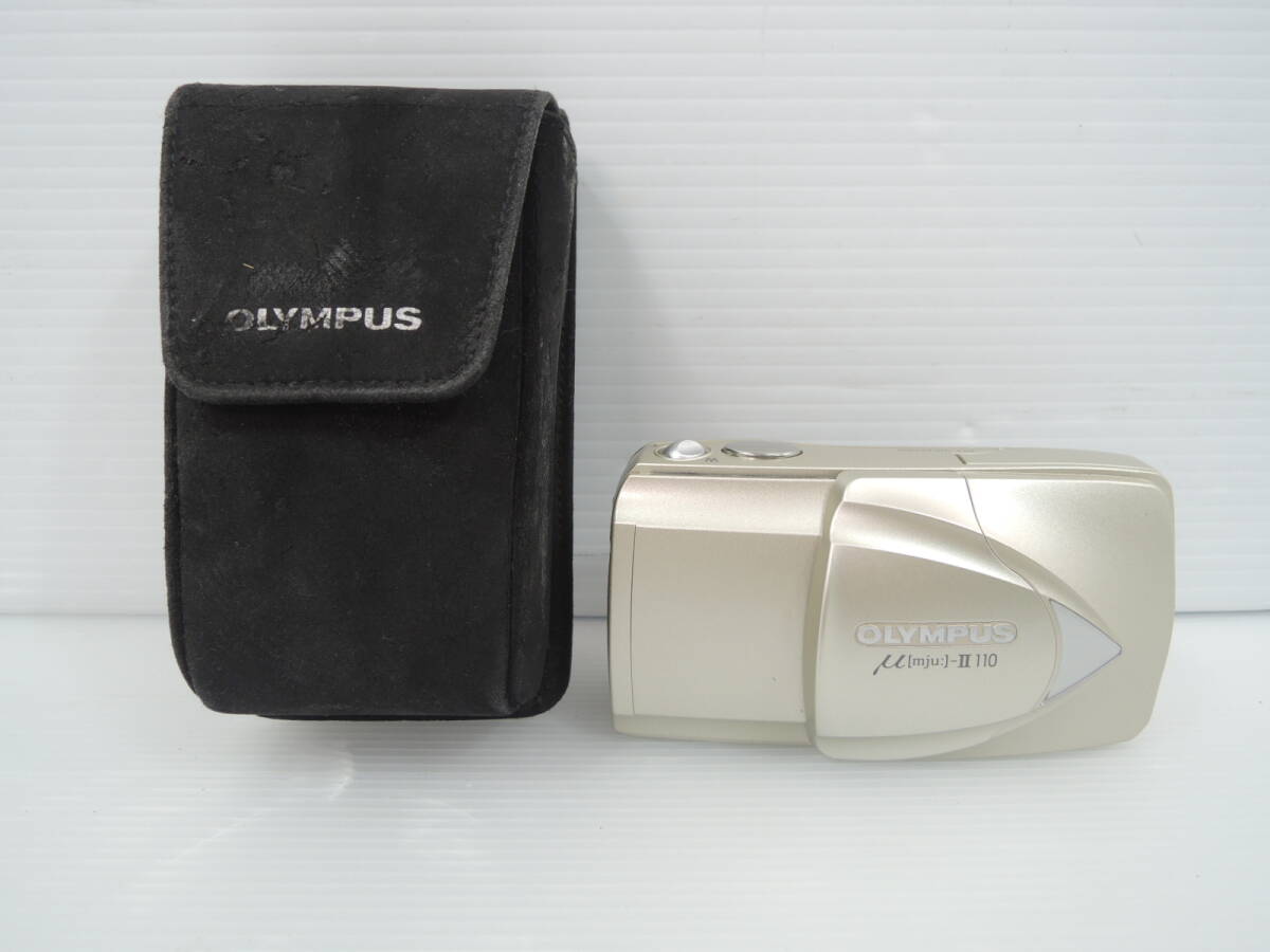 △オリンパス　OLYMPUS コンパクトフィルムカメラ「μ[mju]-II 110 ミュー 現状/管理1929A11-LM0126