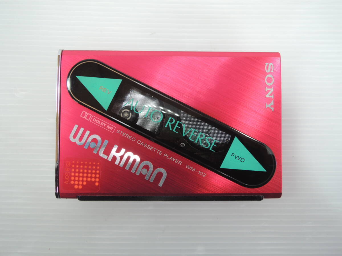 △SONY WM-102 WALKMAN ソニー カセットウォークマン オーディオ機器 レトロ/管理1603A11-LM0126