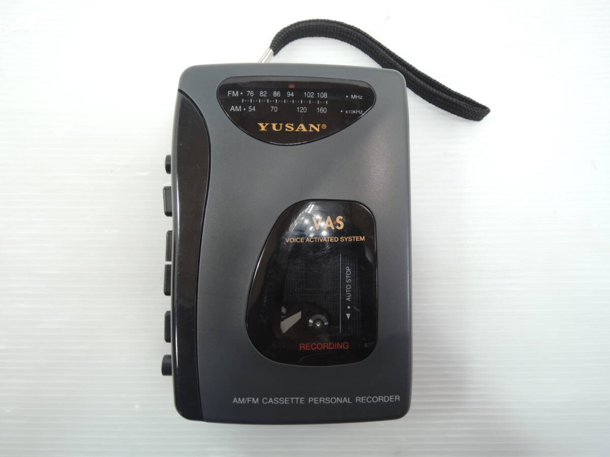 △ YUSAN Radio Cassete Recorder AM/FM ラジオ カセットレコーダー YS-6882KA カセットプレーヤー/管理1611A11-LM0126
