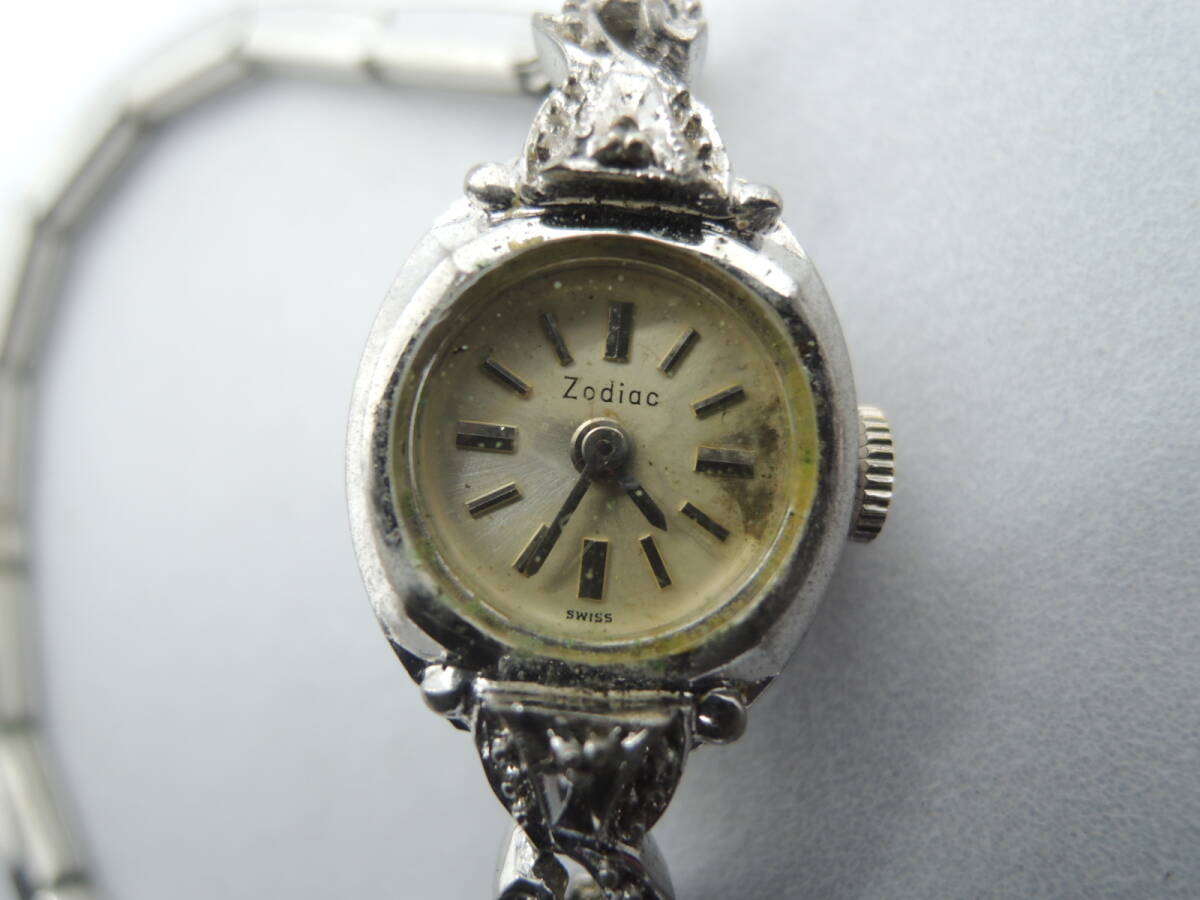 △Zoduac ゾディアック レディース 手巻き 腕時計 SWISS ファッション小物/管理1975A12-LM0126