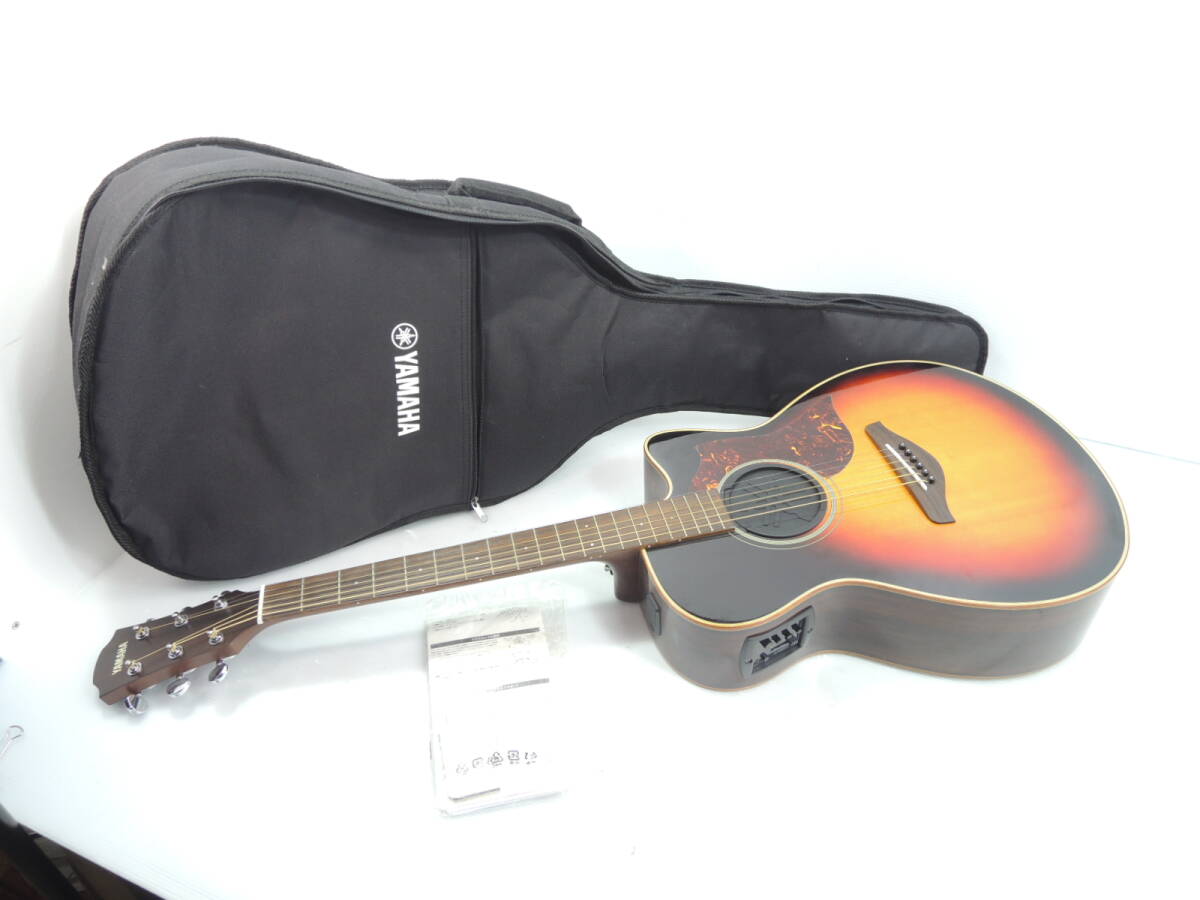 △YAMAHA AC1R エレアコ エレクトリック・アコースティックギター ソフトケース付 現状/管理329710-LM0126