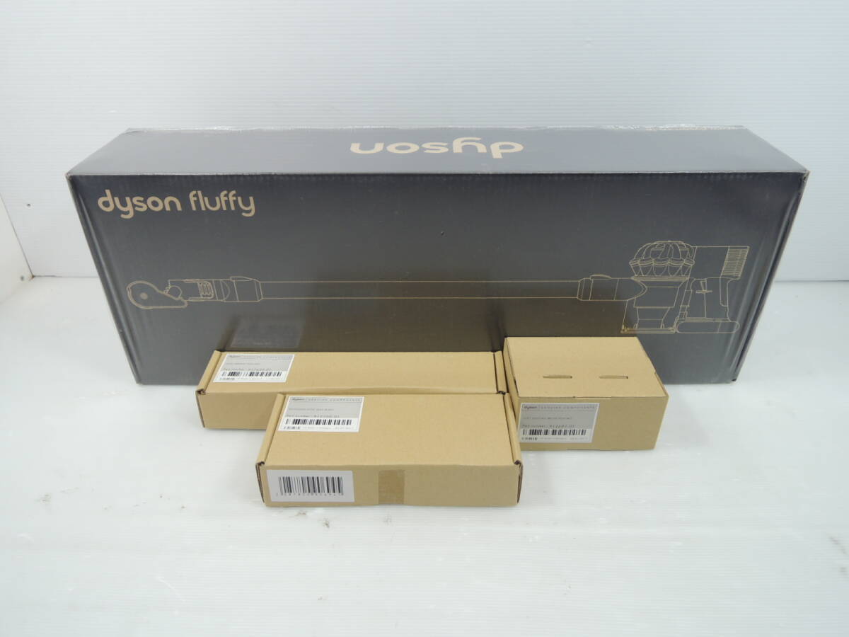 △未使用 dyson v6 fluffy origin ダイソン 掃除機 付属品付き 現状/管理3307B10-LM0126
