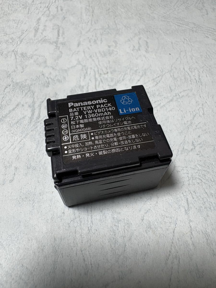 送料無料■中古パナソニック純正品■VW-VBD140■バッテリー/電池パック■Panasonic