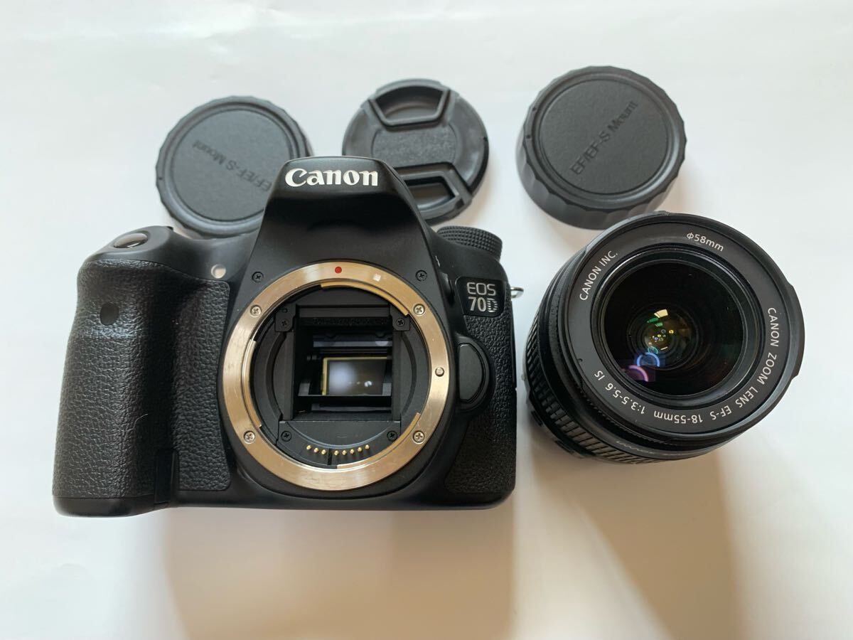 ジャンク！Canon70Dレンズ付き！
