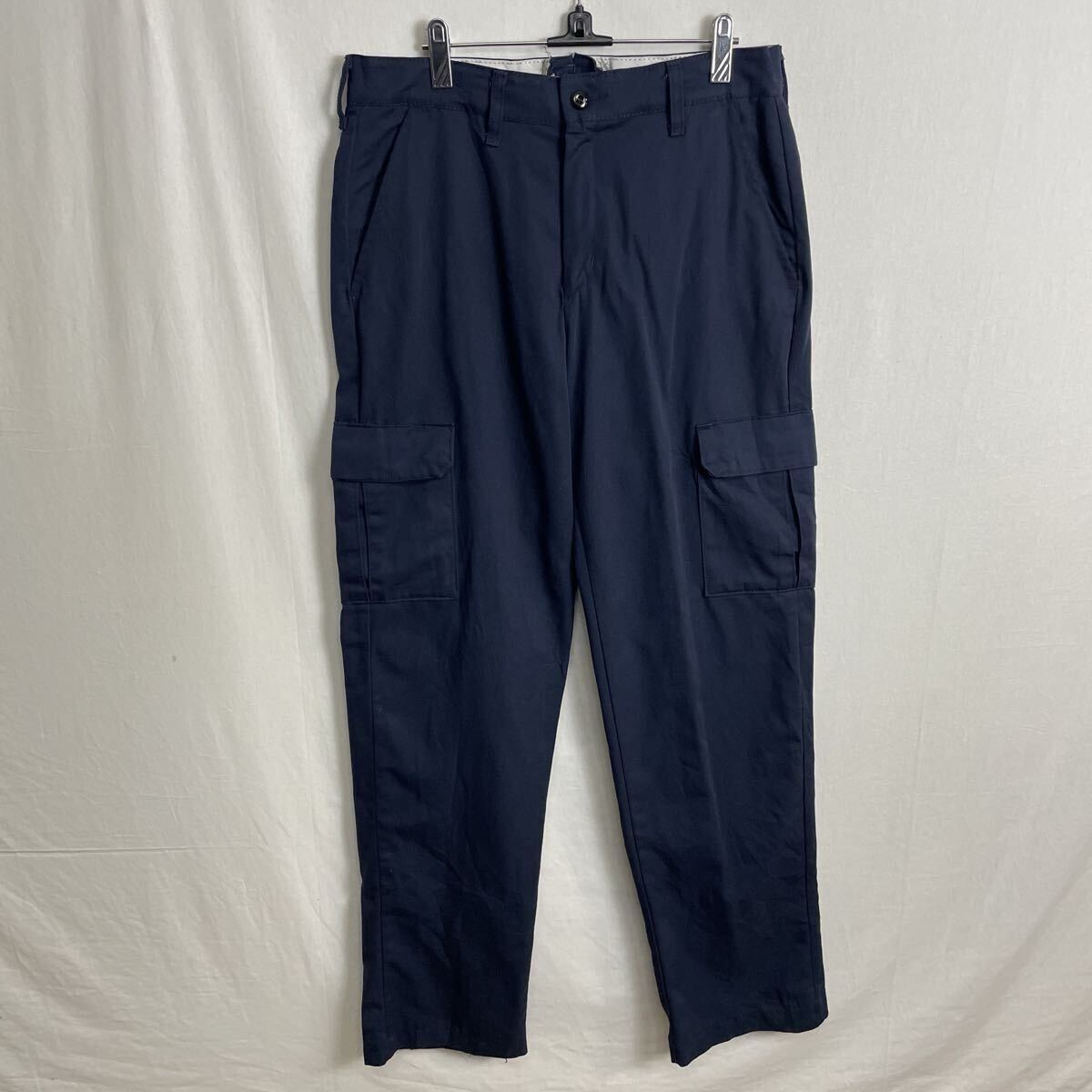 レッドキャップ　カーゴパンツ 古着　32インチ　ネイビー　WORKWEAR