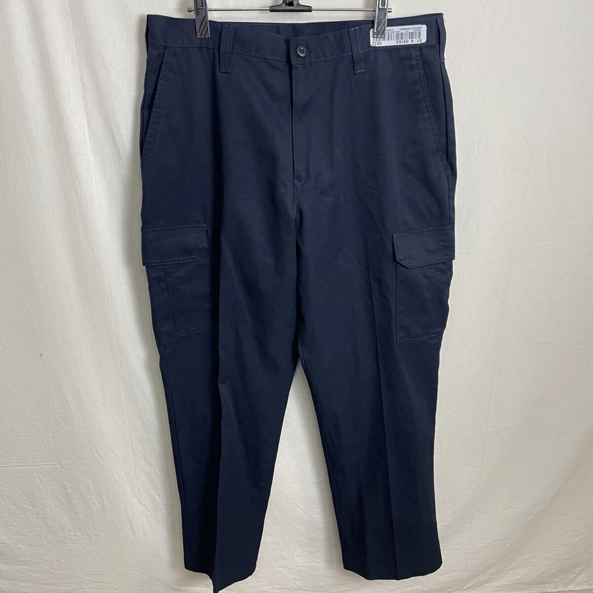 cintas カーゴパンツ　古着　34インチ　ネイビー　WORKWEAR 