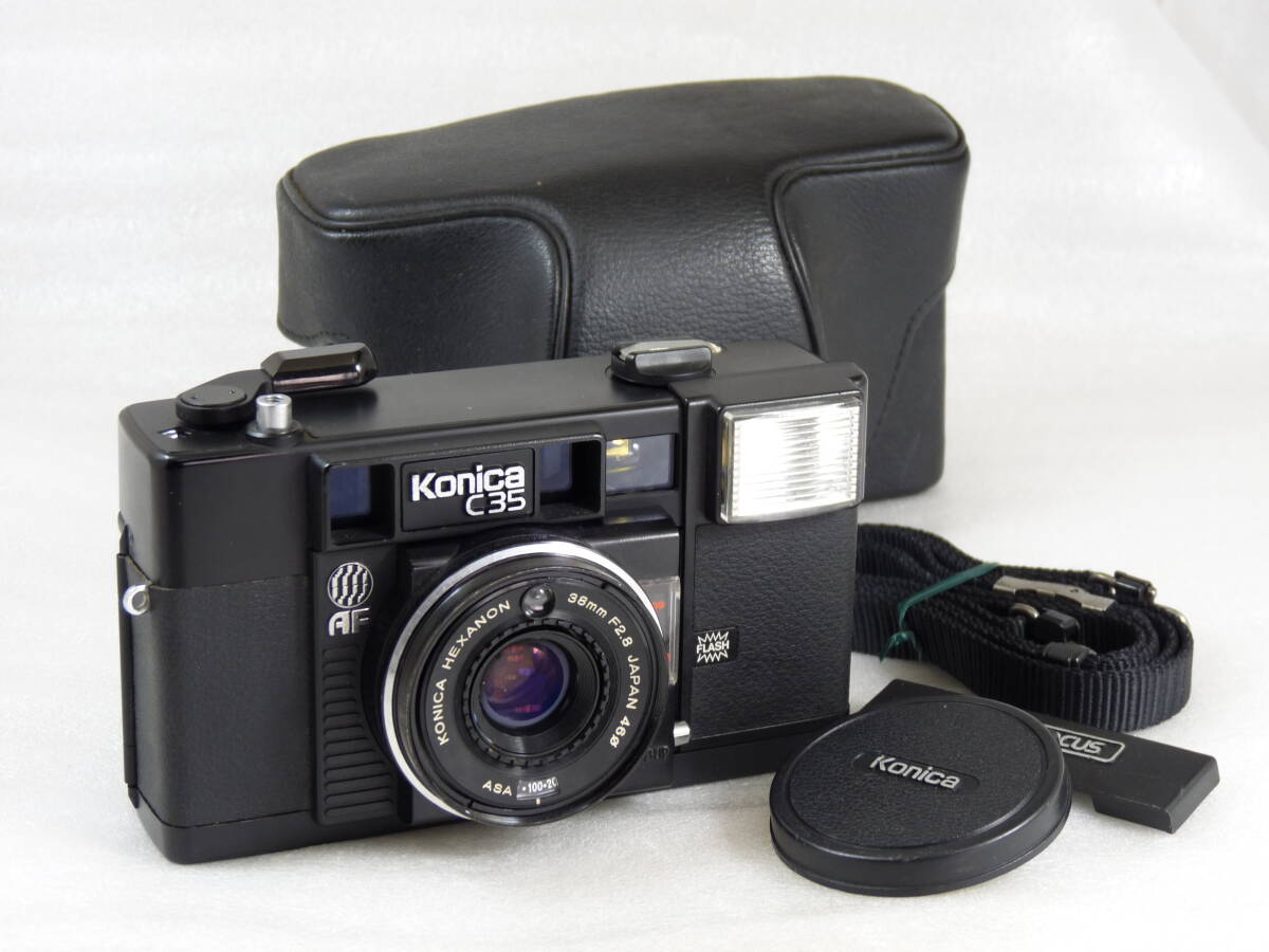 【簡易作動確認済】Konica C35 AF ケース付き