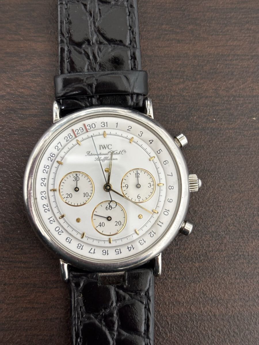 稼働ジャンク IWC Portofino Chronograph ポートフィノ メカクォーツ MecaQuartz クロノグラフ　IW373105