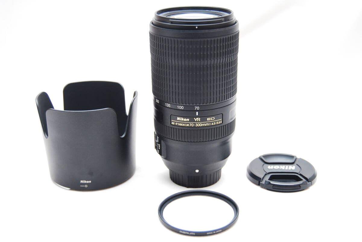 ★極上美品　Nikon 望遠ズームレンズ AF-P NIKKOR 70-300mm f4.5-5.6E ED VR ニコン★