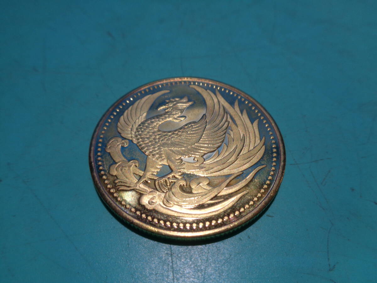 鳳凰 菊の御紋 金色 メダル レプリカ