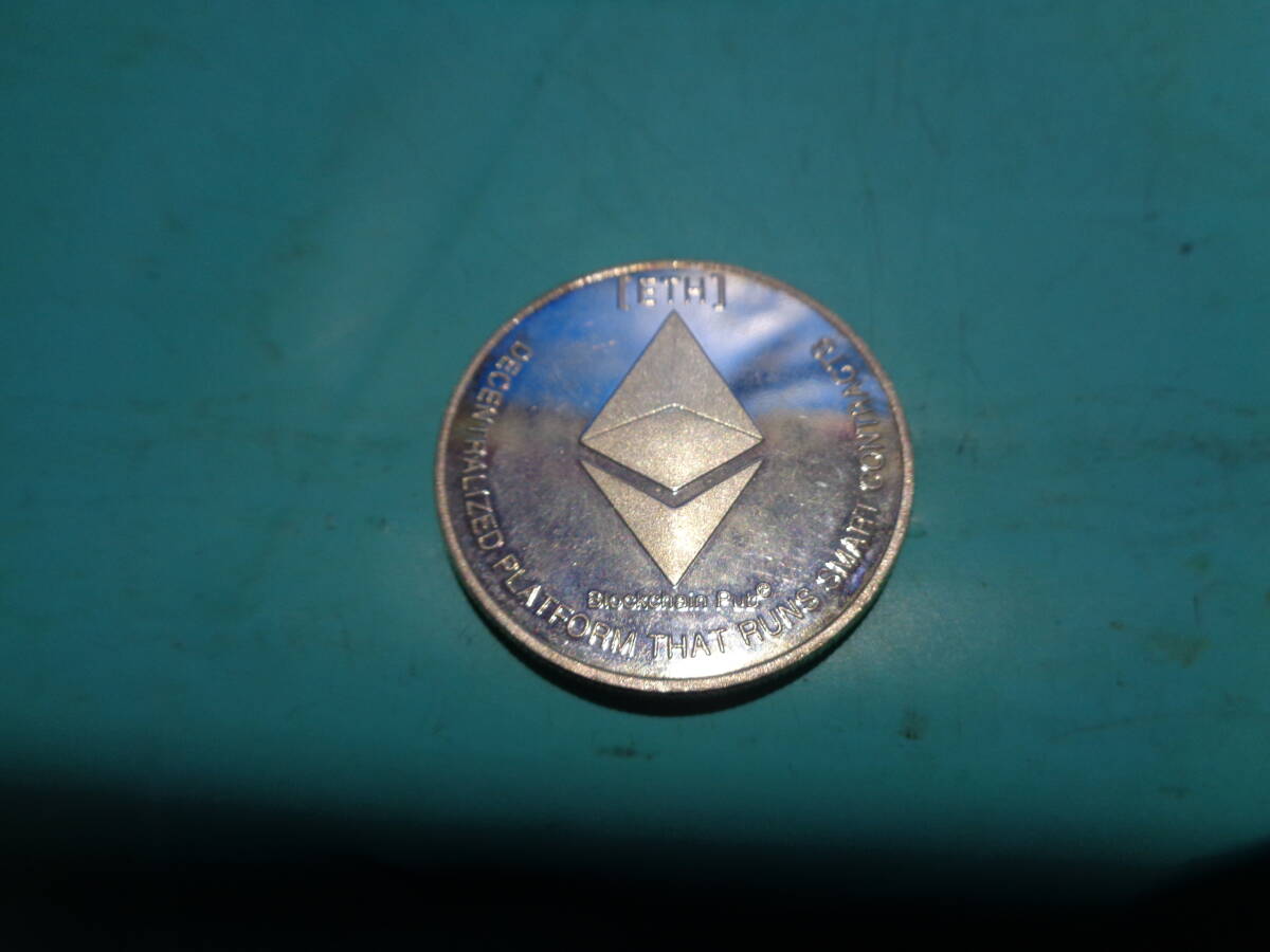 イーサリアム ETH イスラエル 銀色 メダル レプリカ