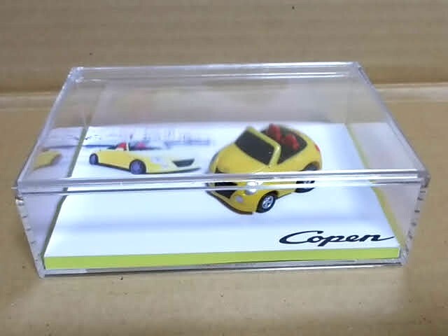 ★ダイハツコペン 黄色 缶コーヒー おまけ ケース付き