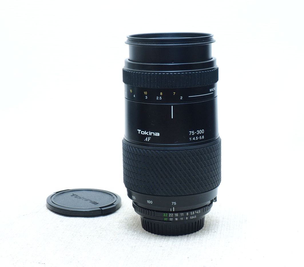 TOKINA AF75-300/4.5-5.6 NIKON用望遠ズームレンズ　カビあり 