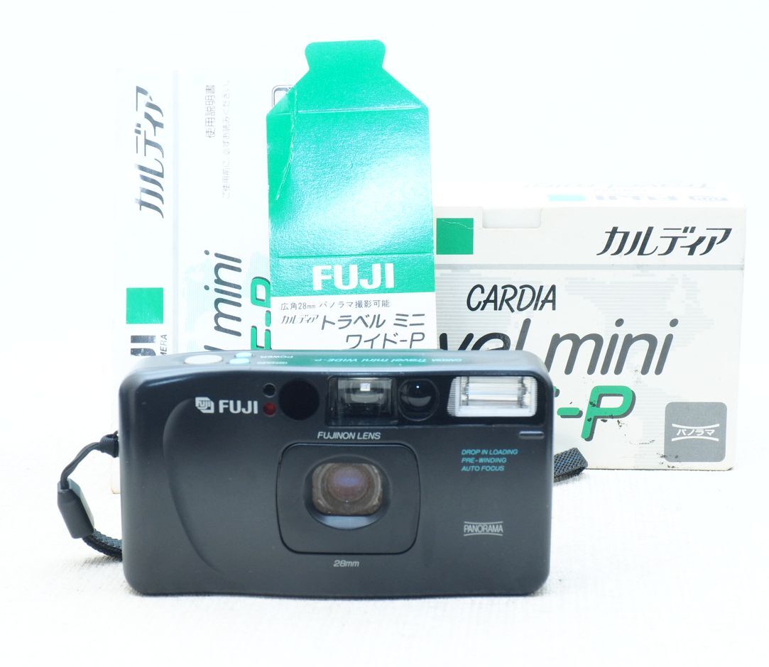 FUJI CARDIA Travel mini WIDE-P (28/3.5)　完動品　レンズ綺麗　