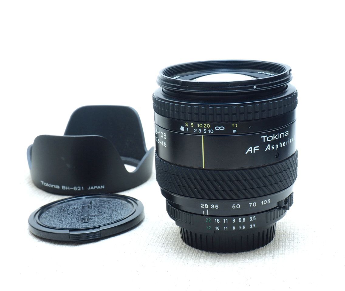 TOKINA AF28-105/3.5-4.5 NIKON用ズームレンズ　　動作ＯＫ