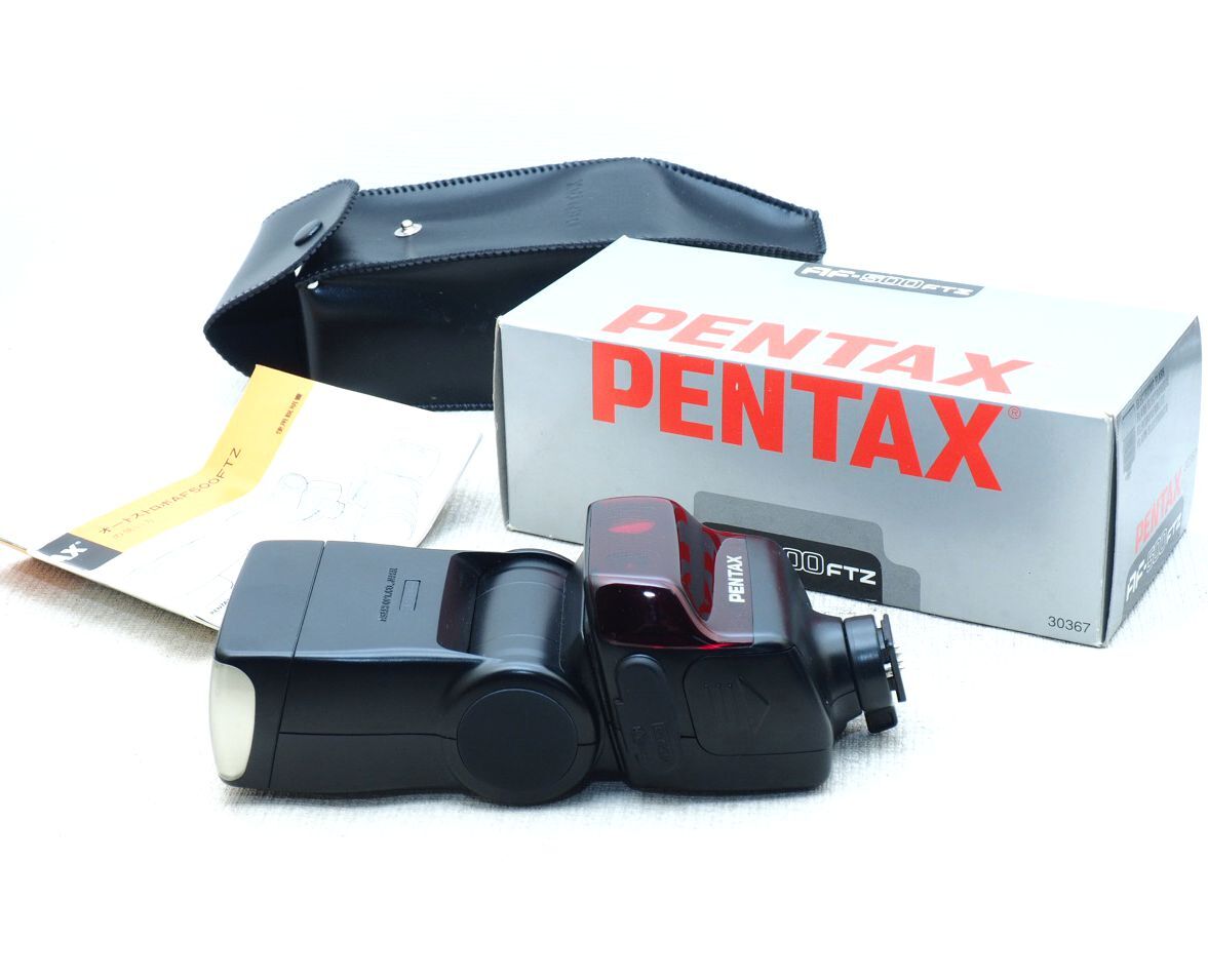 PENTAX AF500FTZ オートストロボ　元箱付　綺麗な完動品