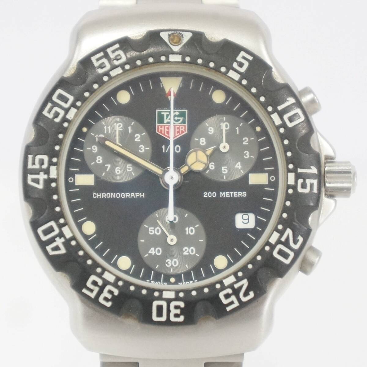 TAG HEUER タグホイヤー 1/10 クロノグラフ 200M 571.513 デイト メンズ クォーツ 腕時計 ジャンク 9703312341