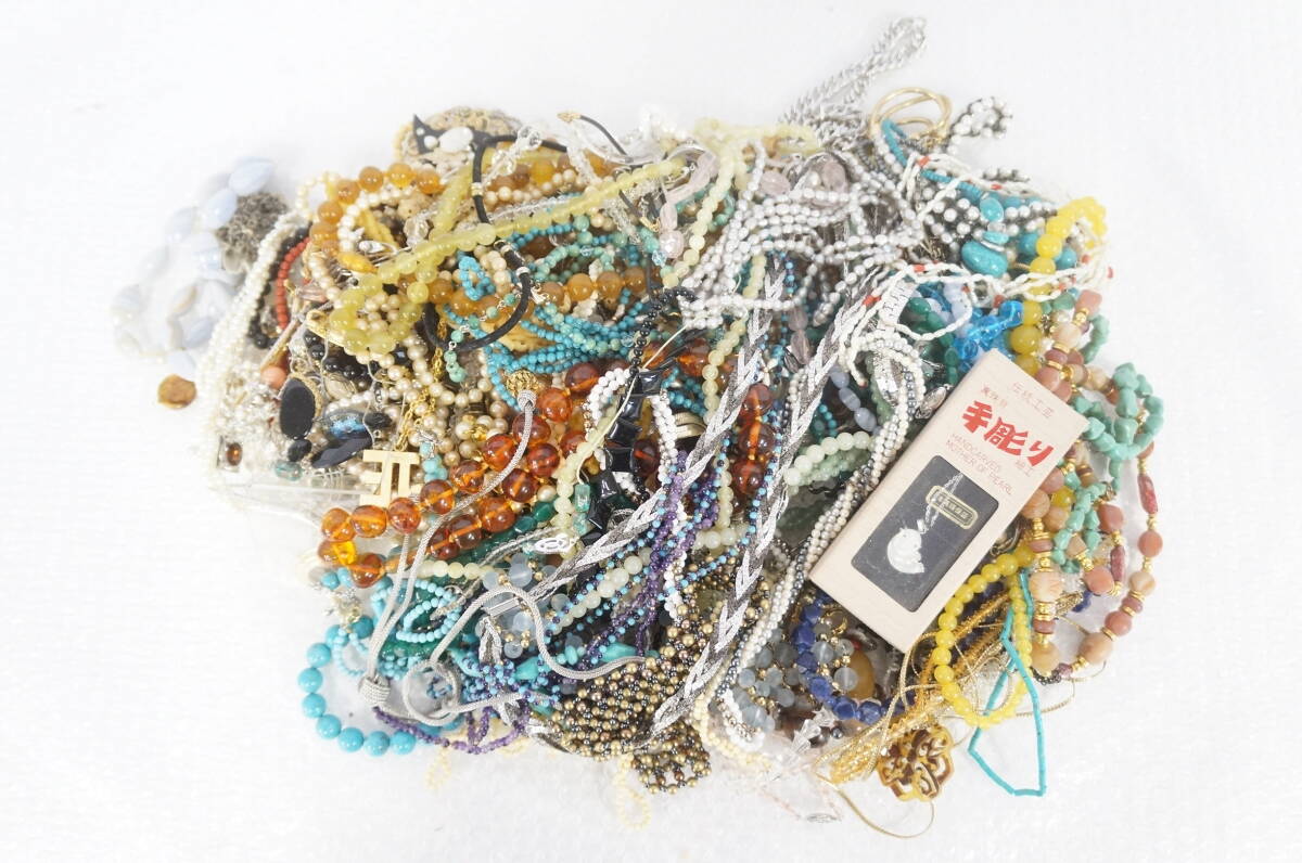 留具SILVER ネックレス 含む イヤリング ブローチ 等 イミテーション アクセサリー 総重量:約4kg 大量 まとめてセット 5903318041